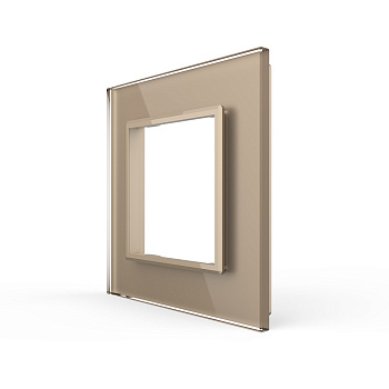 Рамка для розетки Золотая Livolo