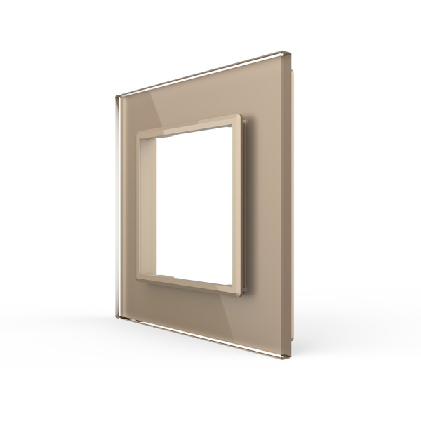 Рамка для розетки Золотая Livolo