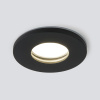 Влагозащищенный точечный светильник GU10 черный матовый IP44 (a053360) Elektrostandard