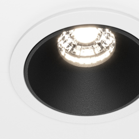 Встраиваемый светильник LED 10Вт Бело-черный IP20 Downlight DL043-01-10W4K-D-RD-WB Technical Maytoni