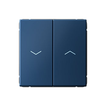 ARTGALLERY 2-клавишный ВЫКЛЮЧАТЕЛЬ ДЛЯ ЖАЛЮЗИ, 2х сх.4, 10А, механизм, АКВАМАРИН Systeme Electric