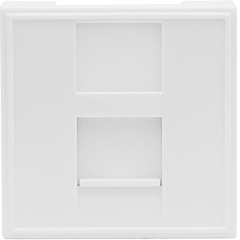 Donel Розетка DEC RJ45 UTP кат.5e, 2мод., бел. (45х45мм), серия (тип) DEC