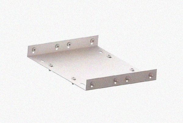 Соединитель лотковый замковый СЛЗ-400х60х1,5 УХЛ1, оцинкованный лист, S1,5