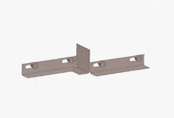 Соединитель-переходник замковый ПУгЛЗ 200х110 УХЛ1 (левый), горячее цинкование, S1,5