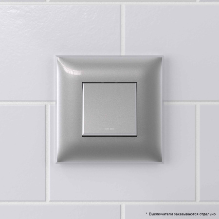 Рамка "Avanti", "Закаленная сталь", 1 пост (2 мод.) DKC