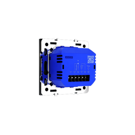 Терморегулятор электронный Voltum S70 с индикацией и датчиком, для теплого пола, (графит)