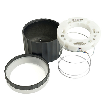 Светильник потолочный 12W 230V GX53 черный HL369 Feron 