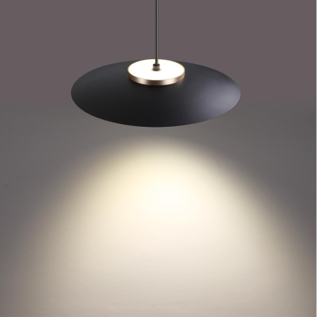 Св-к накл.св/д,провод 2м IP20 LED 4000K 18W 220-240V черный/золото PILZ NOVOTECH