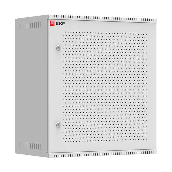 Шкаф телекоммуникационный настенный 12U (600х350) дверь перфорированная, Astra серия PROxima EKF