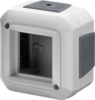 Variant+Коробка нак-ого монтажа для мех-ов с 4-мя вводами серый IP20 ABB