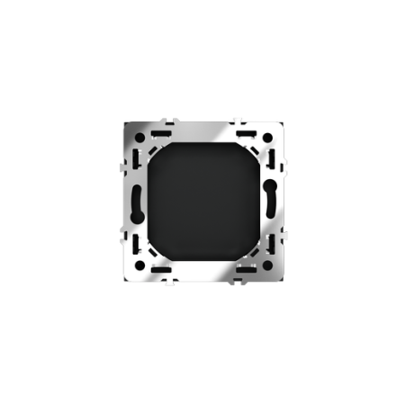 Заглушка Voltum S70 с суппортом, (черный матовый)