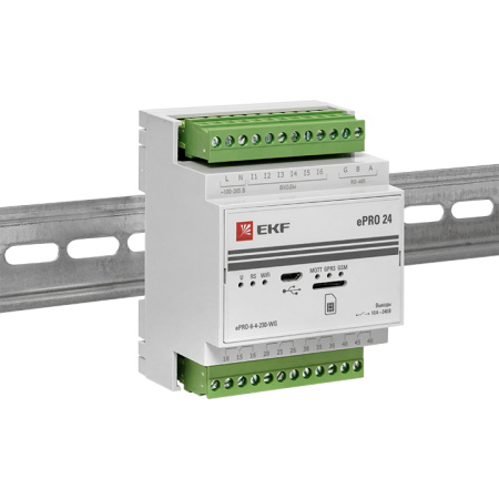 Контроллер базовый ePRO 24 удаленного управления 6вх\4вых 230В WiFi GSM PROxima EKF
