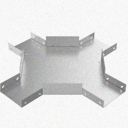 Лоток крестообразный замковый перфорированный КМЗ 300х60 УХЛ1, горячее цинкование, S1,5