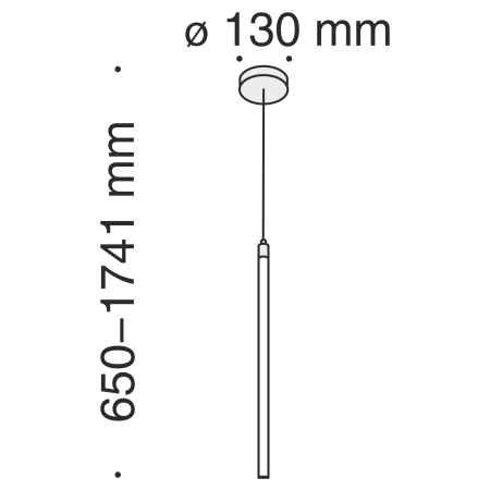 Подвесной светильник 10Вт 3000K Черный IP20 Ray P021PL-L10B Technical
