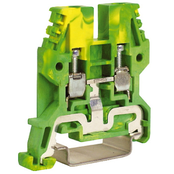 TEO.4(Ex), зажим для заземления желт.зелен 4 кв.мм DKC