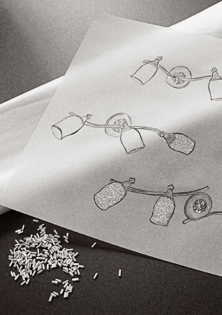 Светильник спот 3*E14 40Вт Коричневый IP20 Margaret SP563-CW-03-R Maytoni