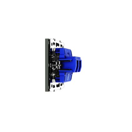 Розетка акустическая встраиваемая Voltum S70 4-местная, (титан)