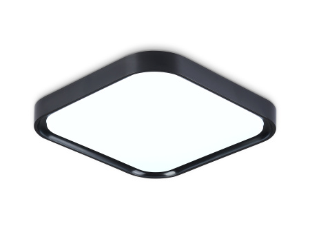 Потолочный светодиодный светильникFZ1262 BK черный 18W 5000K 250*250*60 (Без ПДУ) Ambrella Light