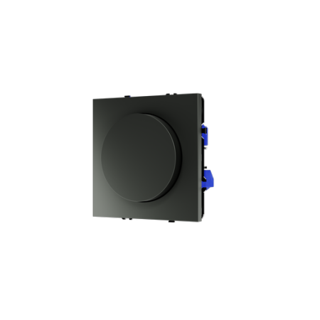 Светорегулятор встраиваемый Voltum S70 поворотно-нажимной 600 Вт, (титан)