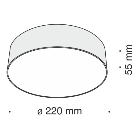 Потолочный светильник 27Вт 4000K Черный IP22 Zon C032CL-L32B4K Technical
