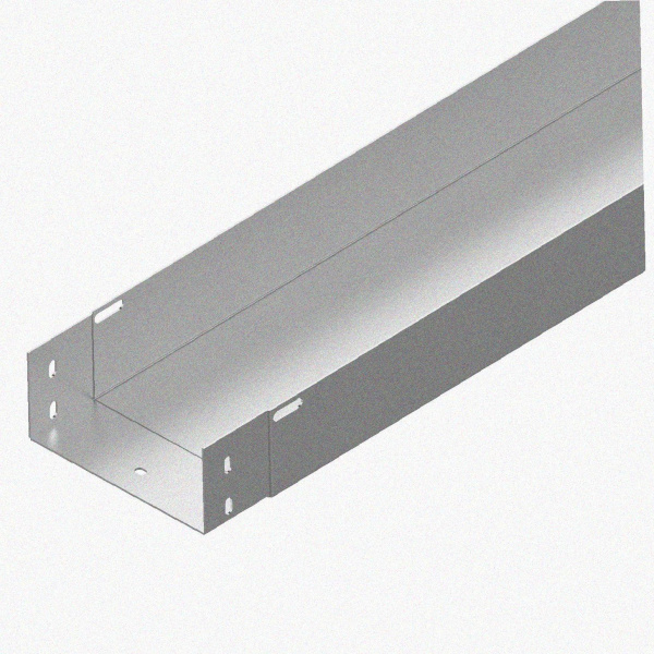 Лоток монтажный цельный глухой ЛМЦГ200х65х2000 УХЛ1, горячее цинкование, S1,5