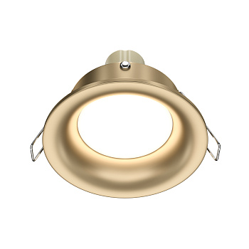 Встраиваемый светильник 1*GU10 50Вт Матовое Золото IP20 Downlight DL027-2-01-MG Technical Maytoni