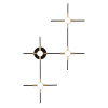 Настенный св-к LED 4000K 14W 220V COSTELLA золот/черн/металл ODEON LIGHT