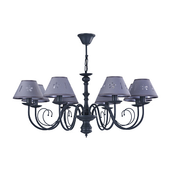 Люстра 8*E14 60Вт Серый IP20 Emily FR2537PL-08GR Freya