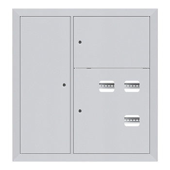 Щит этажный 3 кв, слаботочка слева (1000х950х150) Basic EKF