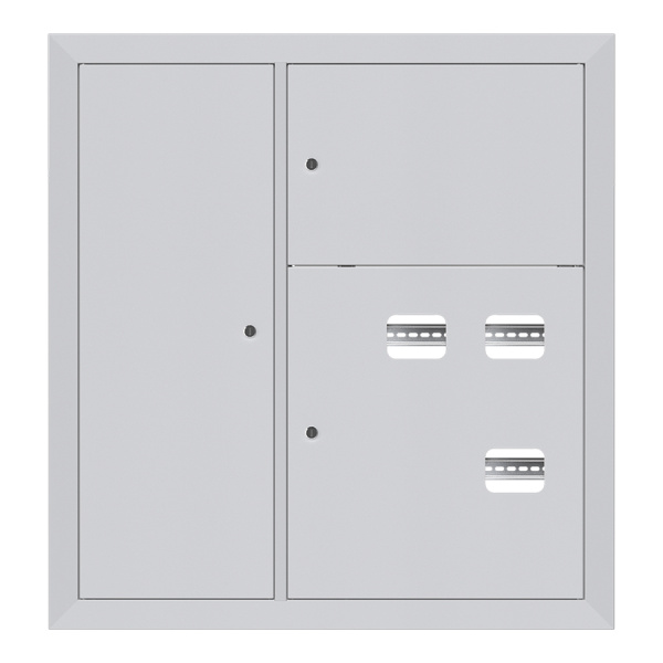 Щит этажный 3 кв, слаботочка слева (1000х950х150) Basic EKF