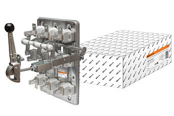 Рубильник РПС-2/1П У3 TDM (250А, правый привод, без плавких вставок)