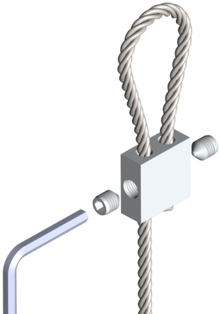 Замок для троса EKF