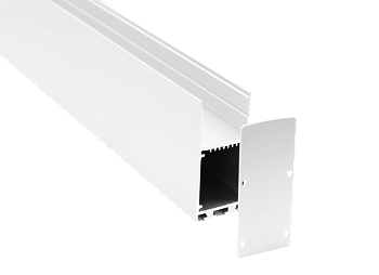 Donel Накладной/подвесной алюминиевый профиль,32,2х71,5х3000. Цвет: Белый матовый, RAL9003,серия:DN8HF