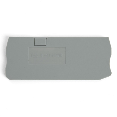 LD561-1-40 Торцевая заглушка для ЗНИ LD553 4 мм² (JXB ST 4), серый STEKKER