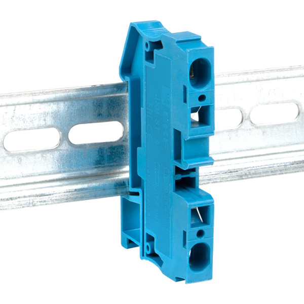 Колодка клеммная пружинная JXB-ST-4 41А синяя PROxima EKF