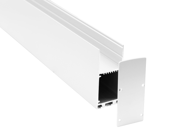 Donel Накладной/подвесной алюминиевый профиль,32,2х71,5х3000. Цвет: Белый матовый, RAL9003,серия:DN8HF