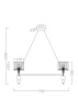 Люстра 8*E14 40Вт Хром IP20 Lauren FR5093PL-08CH Freya