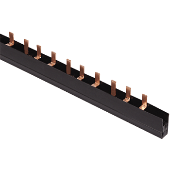 Шина соединительная типа PIN (штырь) 2Р 100А шаг 27мм (1м) IEK