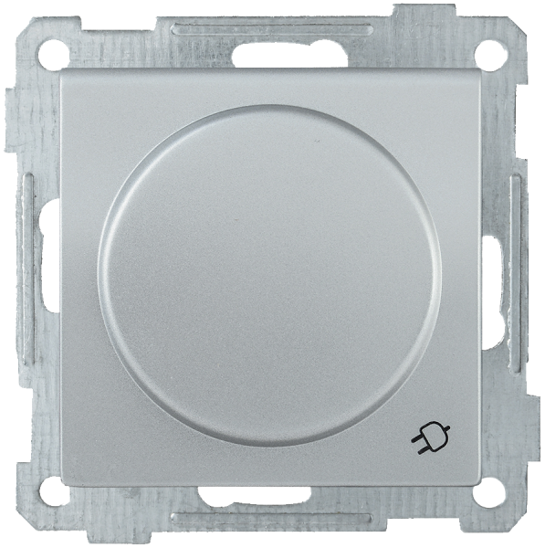 Розетка РС16-1-0-Б с з/з с защитной шторкой и крышкой 16А BOLERO серебряный IEK Розетка РС16-1-0-Б с з/з с защитной шторкой и крышкой 16А BOLERO серебряный IEK