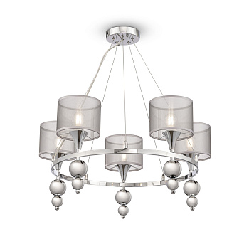 Люстра 5*E14 40Вт Хром IP20 Lauren FR5093PL-05CH Freya
