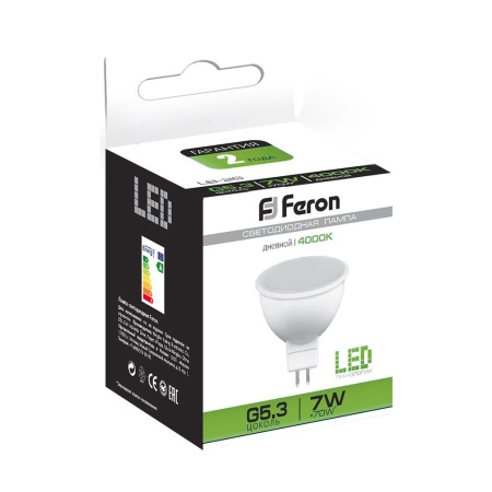 Лампа светодиодная Feron LB-26 MR16 G5.3 7W 4000K