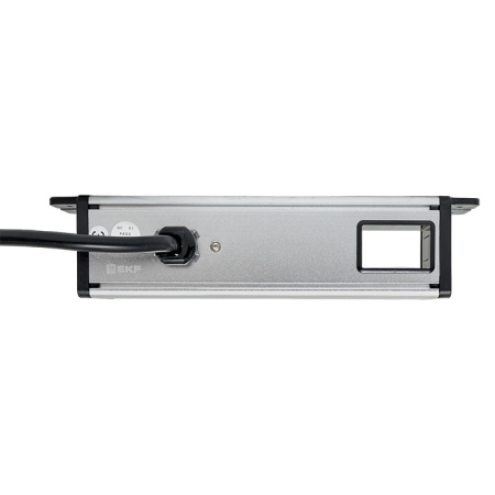 Встраиваемый настольный розеточный блок для крепления под столом, 8 модулей, C-Line EKF