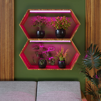 Линейный светодиодный светильник для растений 90 см 14Вт белый IP40 (a052887) Elektrostandard