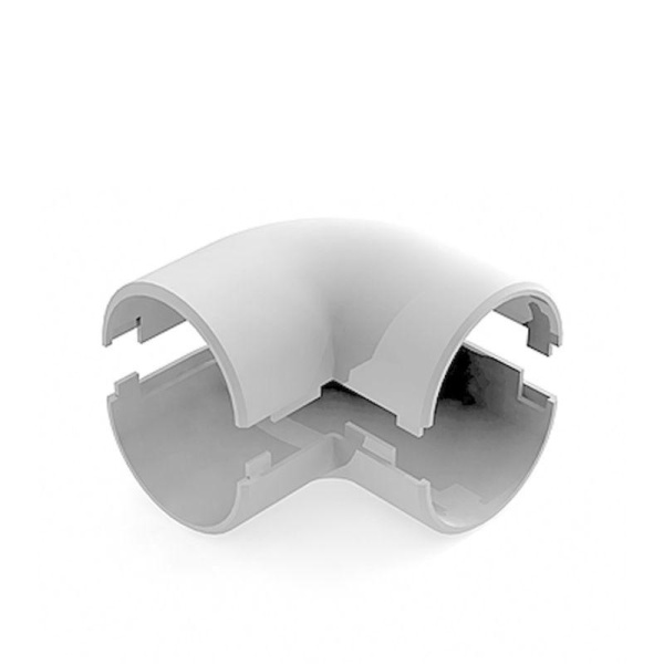 Поворот на 90° разъемный D25мм CHINT Поворот на 90° разъемный D25мм CHINT