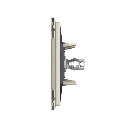 Розетка телевизионная двойная 1 пост, цвет жемчужный Livolo