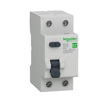 Устройство защитного отключения УЗО 2П 63А АС 300мА EASY 9 Schneider Electric