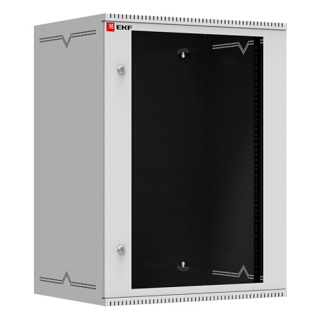 Шкаф телекоммуникационный настенный 15U (600х450) дверь стекло, Astra серия PROxima EKF