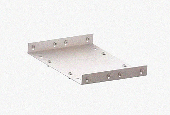 Соединитель лотковый замковый СЛЗ-400х60х1,0 УТ1,5, оцинкованный лист, S1,0