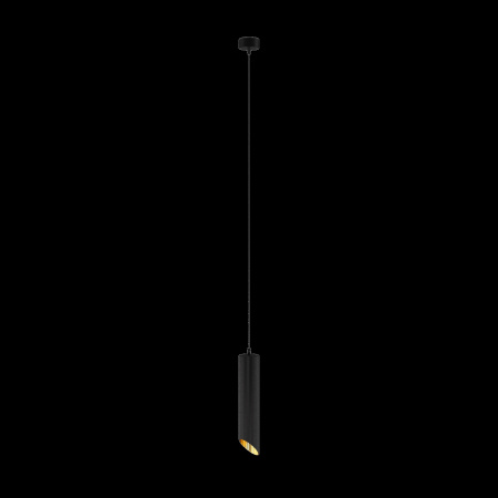 Подвесной светильник 1*GU10 12Вт Черный с Золотом IP20 Pendant P044PL-01-30GU10-B Technical Maytoni