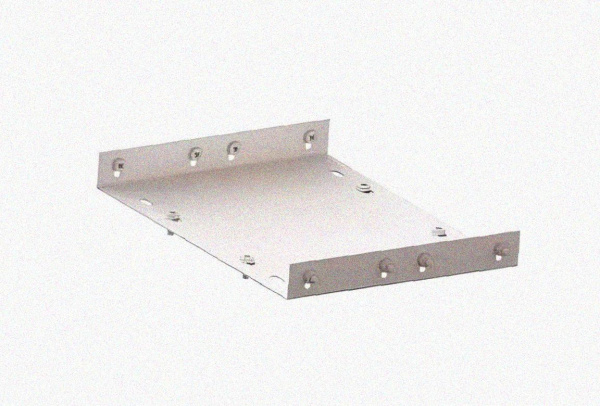 Соединитель лотковый замковый СЛЗ-400х60х1,0 УТ1,5, оцинкованный лист, S1,0